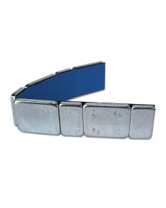 TIRA PESOS ADHESIVOS PARA VEHICULOS LIVIANOS 60 GRS PLATEADO